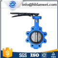 D71X-16 steel handle manual butterfly valve